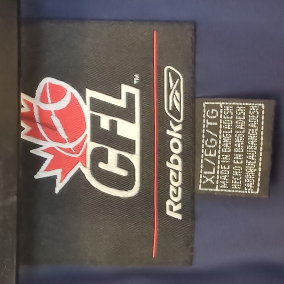 94TH CFL GREY CUP 2006 WINNIPEG MENS Reebok NAVY COAT - Picture 5 of 6